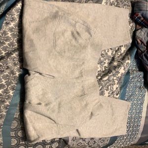 Gray sweats